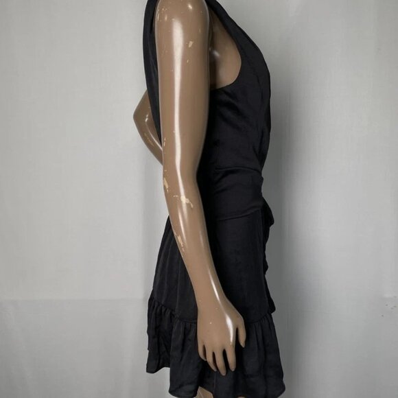 Ramy Brook Women's Harrison Asymmetric Mini Dress Black Size S | One Shoulder - Picture 4 of 8